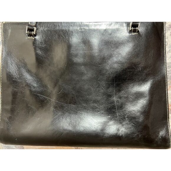 Vintage Kate Spade black patent leather shoulder/tote bag - Picture 7 of 13